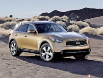 Коврик в багажник в багажник Infiniti FX35 (Инфинити ФХ35) (2008-2012)с бортиком