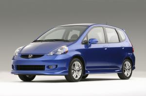 Коврики в салон Honda Fit GD (2001-2008) с бортиком