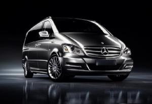 Ворсовой коврик в багажник Mercedes Viano 639 (Мерседес Виано 639) 