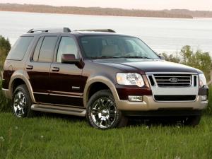 Велюровый коврик в багажник Ford Explorer 4 (2006-2010) 