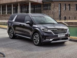 Коврики в салон Kia Carnival IV (2020-н.в.) 3 ряд с бортиком 