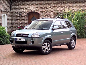 Коврики в салон Hyundai Tucson 1 (Хендай Туссан 1) (2004-2010) с бортиком 