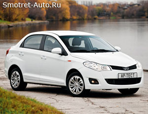 Коврики 3D LUX в салон Chery Bonus 3 (A19) (Чери Бонус 3 А19) (2013-) с бортиком