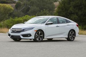 Коврики в салон Honda Civic X  (2015-н.в.) 3D с бортиком