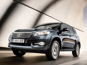 Коврики 3D LUX в салон Toyota RAV 4 (2006-2012) с бортиком