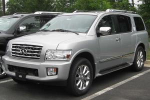 Коврик в багажник в багажник Infiniti QX56 (2004-2010) с бортиком