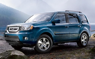 Коврики в салон Honda Pilot 2 (Хонда Пилот 2) (3 ряда)