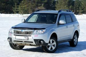Коврики 3D LUX в салон Subaru Forester SH (2008-2013) с бортиком