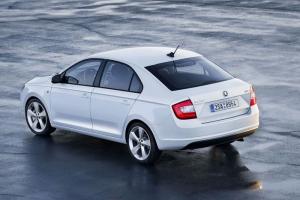 Коврики 3D LUX в салон Skoda Rapid 1 (2013-2020) с бортиком