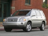 Велюровые коврики в салон Toyota Highlander I (Тойота Хайлендер 1)  ковролин LUX