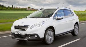 Коврики в салон Peugeot 2008 (2013-) с бортиком