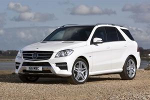 Коврики в салон Mercedes M-class W166 (2011-2015) бежевый Ковролин Premium