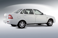 Коврик в багажник Lada Priora Sedan (Лада Приора Седан) с бортиком