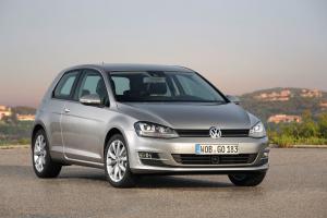 Коврики в салон Volkswagen Golf 7 (2012) 3D с бортиком