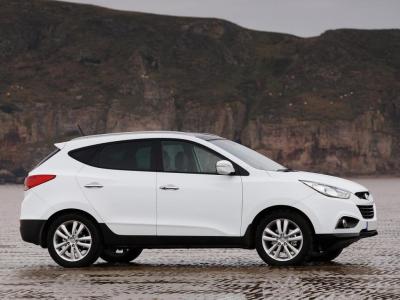 Коврик в багажник Hyundai ix35 (Хендай Айх35)с бортиком