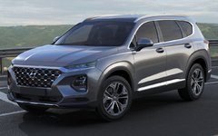 Коврик в багажник Hyundai Santa Fe 4 (2018-н.в.) 5 мест с бортиком