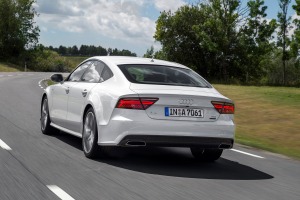 Коврики в салон Audi A7 (4G) (Ауди A7 4Г) (2010-2018) 3D с подпятником с бортиком