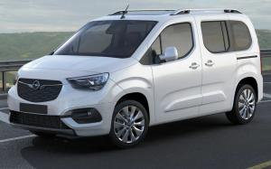 Резиновый коврик в багажник Opel Combo Life (2021-н.в.) с бортиком