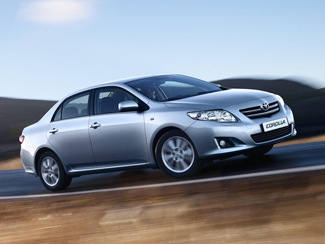 Коврики в салон Toyota Corolla X (Тойота Королла X) (2006-2013) с бортиком