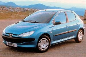 Коврики 3D LUX в салон Peugeot 206 (1998-) с бортиком
