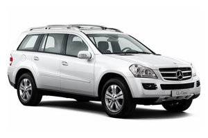 Коврик в багажник Mercedes-Benz GL-klasse W164 (Мерседес ГЛ-класс w164) с бортиком