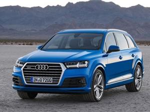 Коврик в багажник Audi Q7 (Ауди Ку7) (2015-н.в.) с бортиком