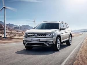 Коврики в салон Volkswagen Teramont (2017-н.в.) 3 ряд 3D с бортиком 