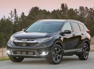 Коврики в салон Honda CR-V-5 (2018-н.в.) с бортиком