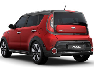 Коврик в багажник Kia Soul II (Киа Соул 2)с бортиком
