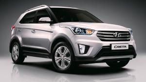 Коврики 3D LUX в салон Hyundai Creta 1 (Хендай Крета) (2016-) с бортиком
