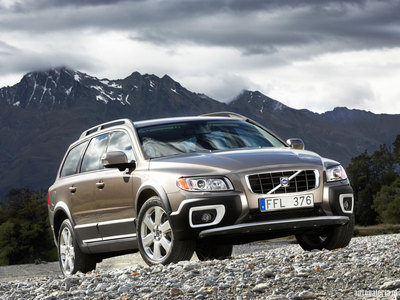 Коврик в багажник Volvo XC70 (2007-2015) Полозья открытые!
