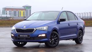 Коврик в багажник в багажник Skoda Rapid 2 (Шкода Рапид ) (2020-н.в.)2999с бортиком