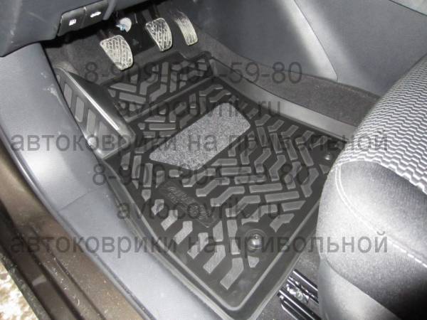Коврики в салон Nissan Sentra (Ниссан Сентра) 3D с бортиком
