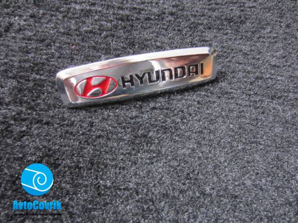 Лейбл металлический Hyundai (Хендай) цветной