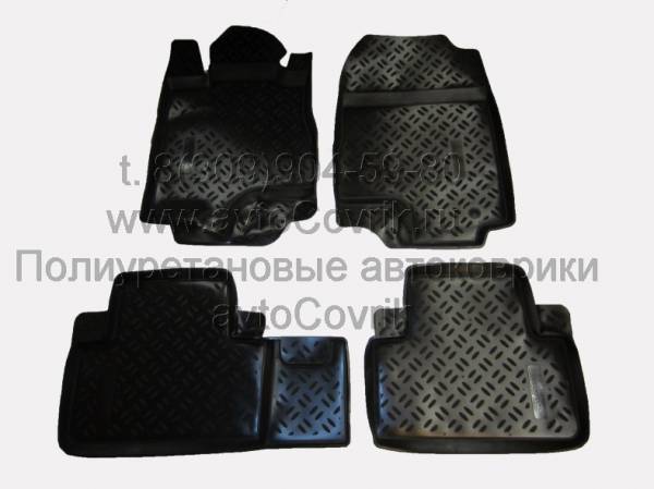 Коврики в салон Honda CR-V 4 (Хонда ЦР-В 4) (2012-)  с бортиком