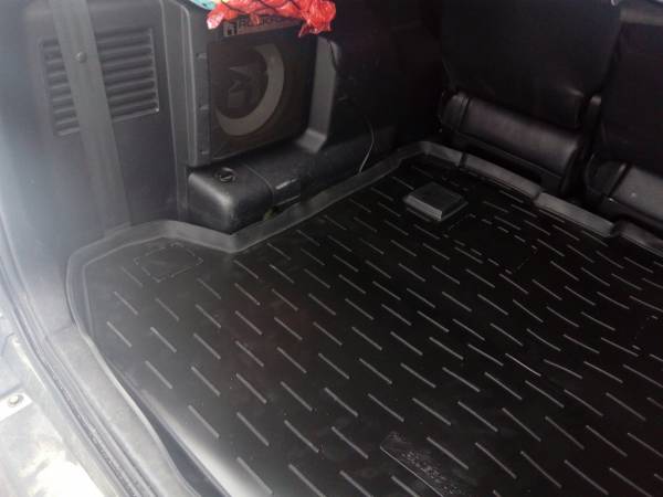 Коврик в багажник в багажник Mitsubishi Pajero 4 (Митсубиси Паджеро 4) с бортиком