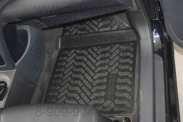 Резиновые коврики в салон Lifan X50 (Лифан Х50) (2015-) с бортиком