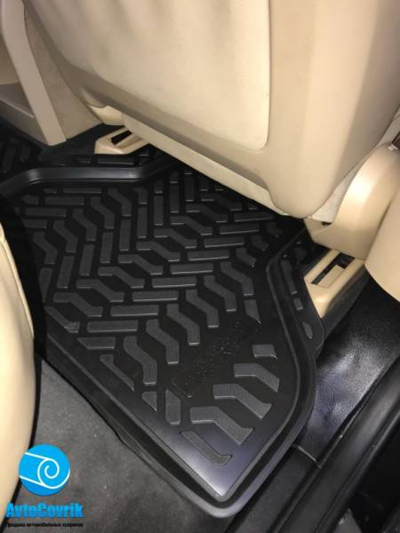 Коврики в салон Bmw X5 E70 (Бмв Х5 Е70) (2005-2013) 3D с бортиком
