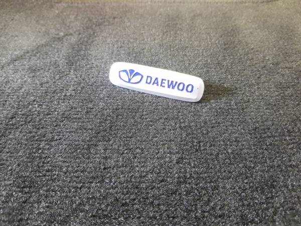Лейбл металлический Daewoo (Дэу) цветной