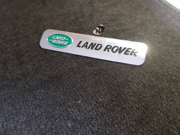Лейбл металлический Land Rover (Ленд Ровер) цветной (БОЛЬШОЙ)