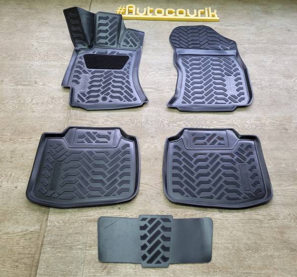 Коврики в салон Subaru Outback V (Субару Оутбек V) (2014-2019) с бортиком