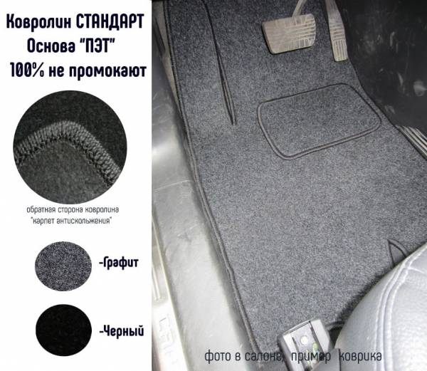 Коврики в салон Citroen C4 ((2004-2010)