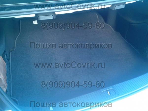 Ворсовой коврик в багажник Mercedes E-klasse W212 (Мерседес Е212)