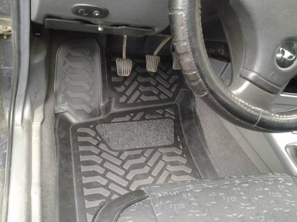 Резиновые коврики в салон Daewoo Nexia (Дэу Нексия) 3D с бортиком