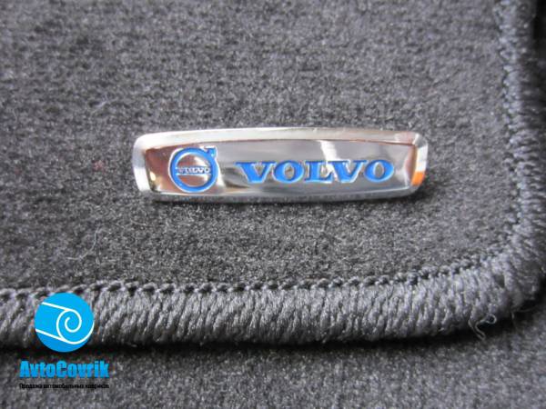 Лейбл металлический Volvo (Вольво) цветной