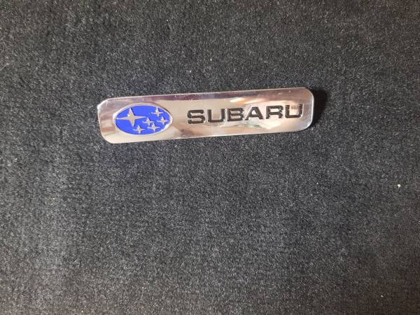 Лейбл металлический Subaru (Субару) цветной БОЛЬШОЙ
