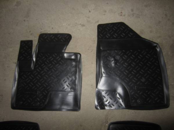 Коврики в салон Hyundai Santa Fe II (Хендай Санта Фе 2) (2006-2012) с бортиком 