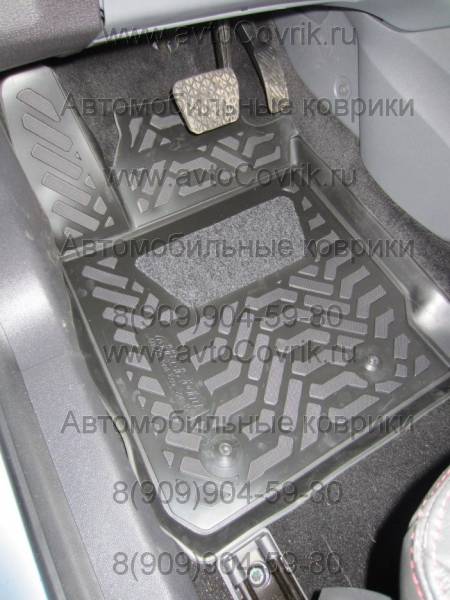 Коврики в салон Ford Ecosport (Форд Экоспорт) 3D с бортиком 