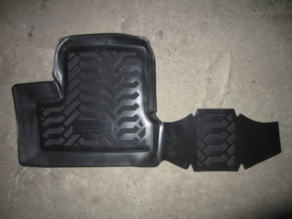 Резиновые коврики в салон Daewoo Nexia (Дэу Нексия) 3D с бортиком