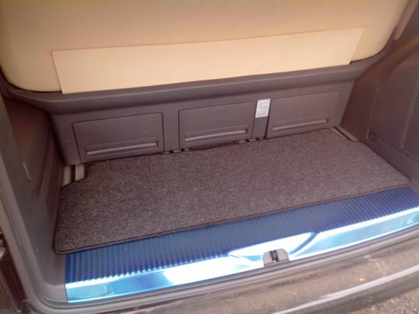 Коврики в салон Volkswagen Multivan T5 (Фольксваген Мультивен Т5) Под полозья 2сд\дв 
